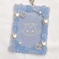 ぎゅうぎゅうシリーズミルキーブルー、B8サイズキーホルダー付き
