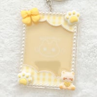 りぼんねこちゃんレモン、B8サイズキーホルダー付き