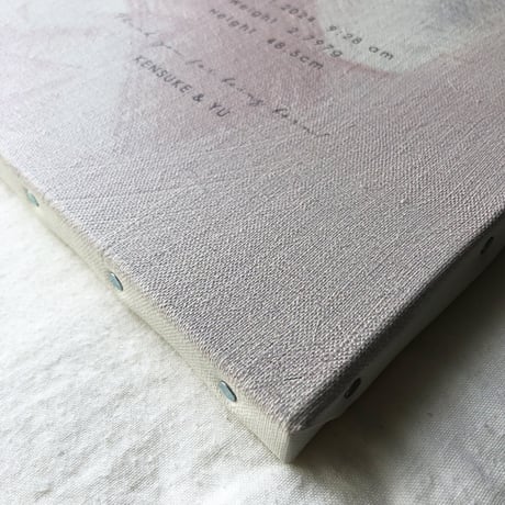 キャンバス命名ボード | 命名書 | キャンバスボード | ベビーボード|canvas board|くすみカラー