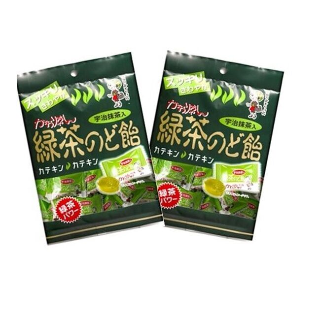 のどあめさん専用 緑茶のど飴 2袋セット】 お得な2袋380円(税込)！ ～緑茶配合のど