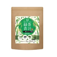 【黒豆入り緑茶青汁30P】　健康で美しい毎日を！  ～お茶と大麦若葉に黒豆粉末入り。素材そのままの美味しさ～　　　品番1405