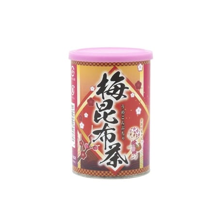 【梅昆布茶　缶入り50g】　昆布と梅の美味しさ！ ～かおりちゃんオリジナル梅昆布茶～　　　品番4393