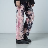 pueplepink denim paint pants 00-03 UNI