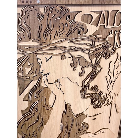 アルフォンス・ミュシャ　「Salon Des Cent-百人展-1896年ベルエポックの巴里展より」