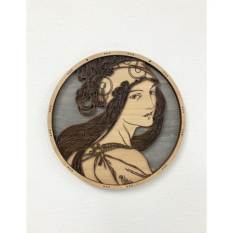 アルフォンス・ミュシャ　「Vitrail pour la façade de la boutique Fouquet 001」