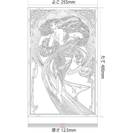 アルフォンス・ミュシャ　「舞踏」