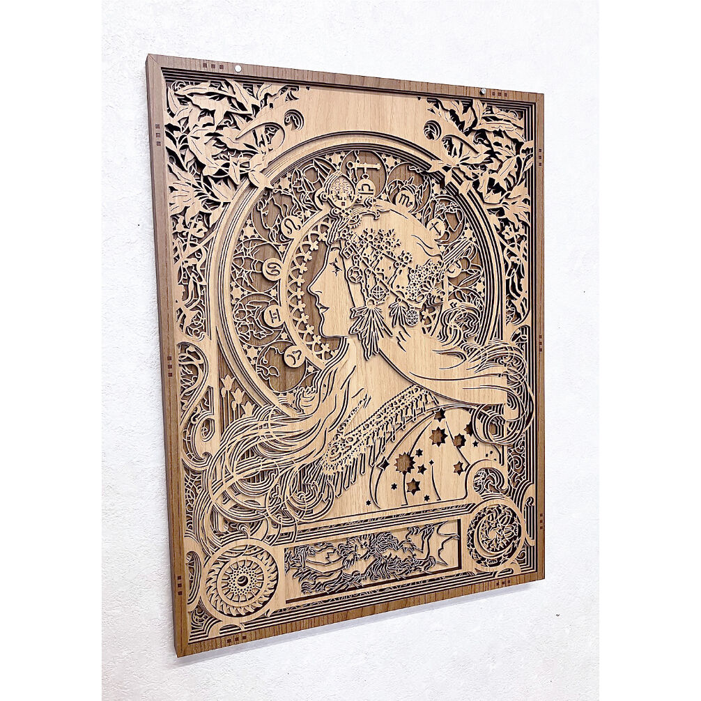 アルフォンス・ミュシャ　黄道十二宮 高速配送 アルフォンス・ミュシャ、Alphonse Mucha、【黄道十二