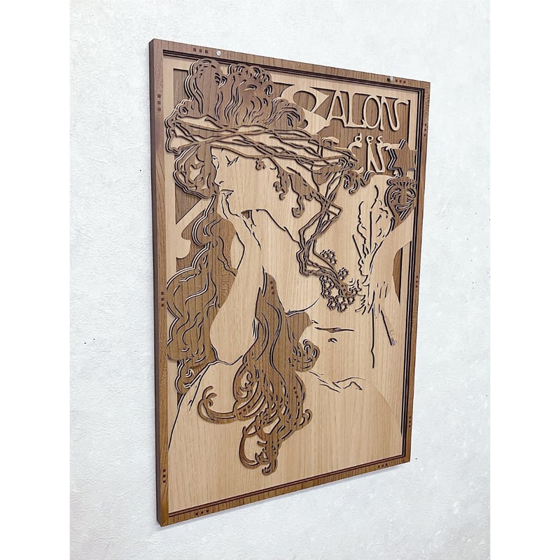 アルフォンス・ミュシャ 「Salon Des Cent-百人展-1896年ベルエポック