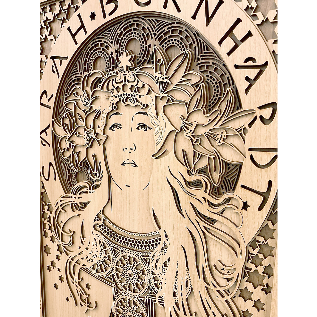 アルフォンス ミュシャ サラベルナール 複製絵画 アルフォンス・ミュシャ 「サラ・ベルナール」 | cococool