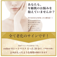 esther SCブースターバイオセルロースマスク10箱セット