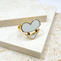 in my heart  ring【White】