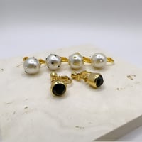 palette earring Pearl SET 【ブラック】