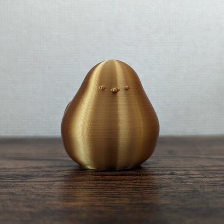 幸運を呼ぶ！金のシマエナガさん
