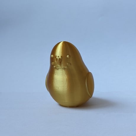 幸運を呼ぶ！金のセキセイインコさん
