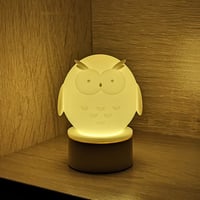 まんまるミミズクさんランプ