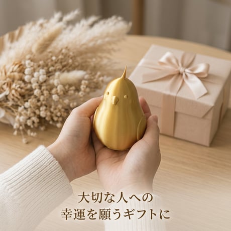 幸運を呼ぶ！金のオカメインコさん