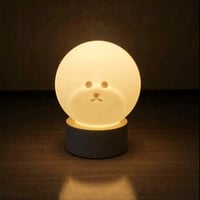 まんまるビションフリーゼさんランプ