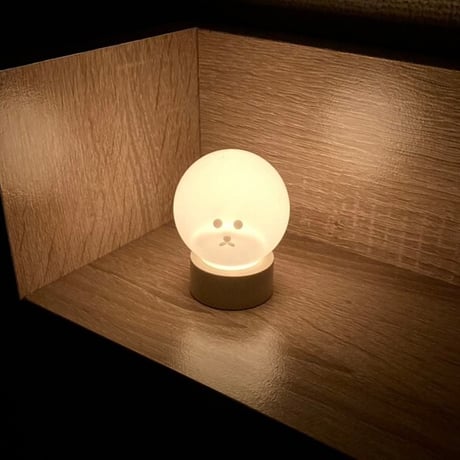 まんまるビションフリーゼさんランプ