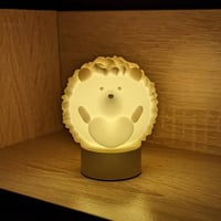 ハートハリネズミさんランプ