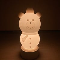 雪だるまくまさんランプ