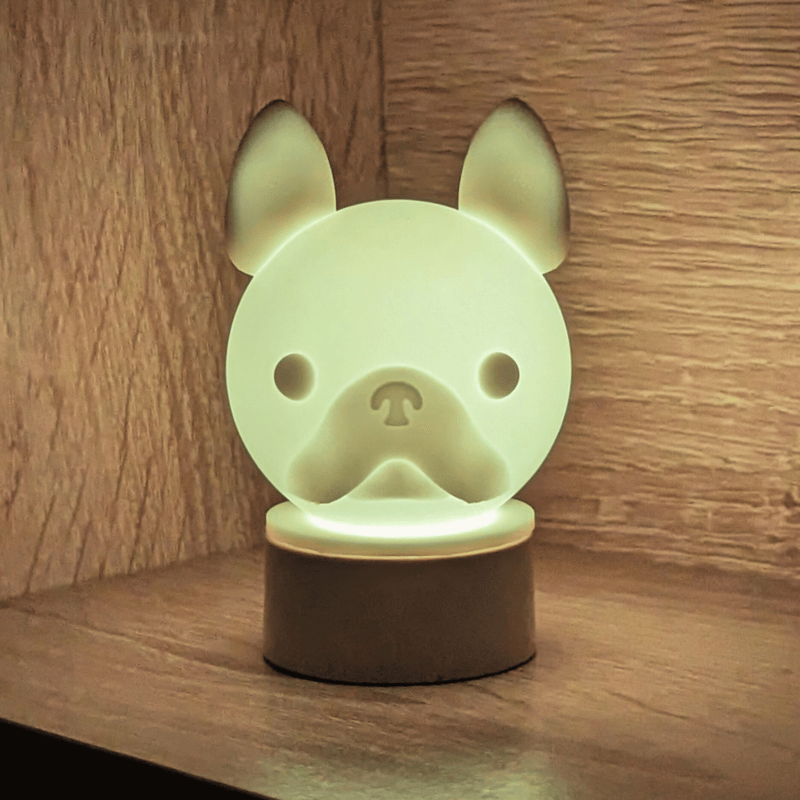 まんまるフレンチブルドッグさんランプ | slafactory's STORE