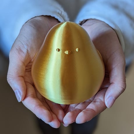 幸運を呼ぶ！金のシマエナガさん