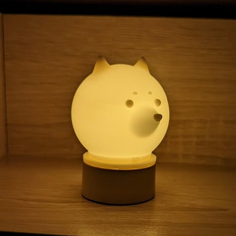 まんまる柴犬さんランプ