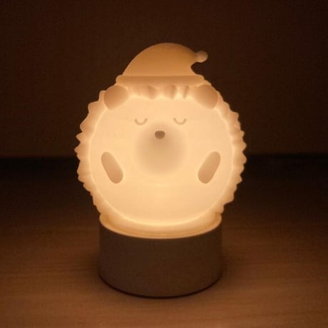 3匹のハリネズミさんランプ【おやすみ・まんまる・ハートハリネズミさん3匹セット】