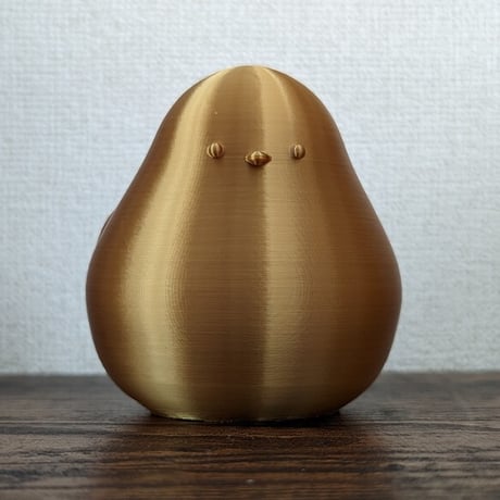 幸運を呼ぶ！金のシマエナガさん