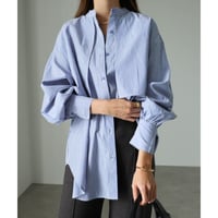 layered drape shirt