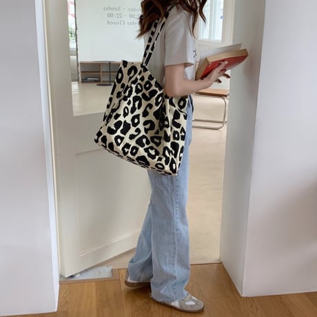 leopard tote bag / 3 types