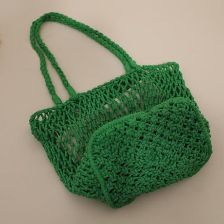color crochet tote / 4 colors