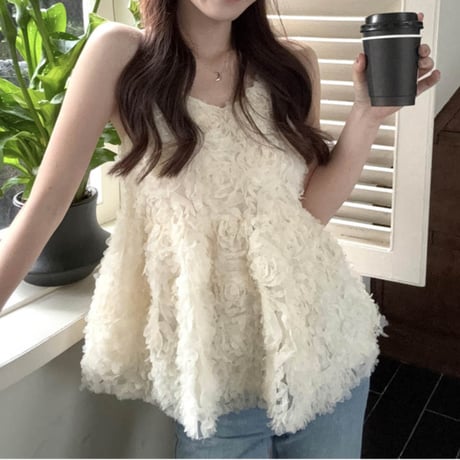 flower cami blouse