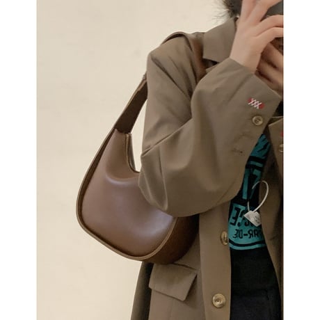 minimal shoulder bag / 2 colors