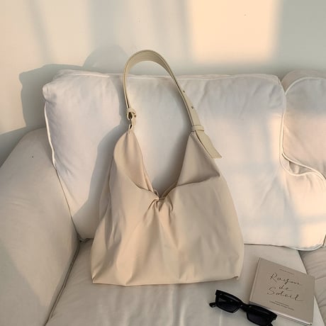 shoulder nylon tote / 2 colors