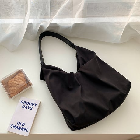 shoulder nylon tote / 2 colors