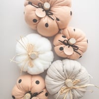ファブリックパンプキン🎃-ドットエディション