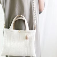 バイカラーヌビ mini バッグ