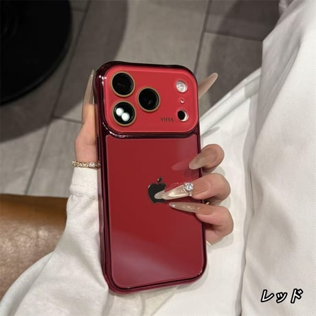 iphone17pro/16pro ガラス ケース iphone16 ケース レンズ カバー 付き 涼しい R472