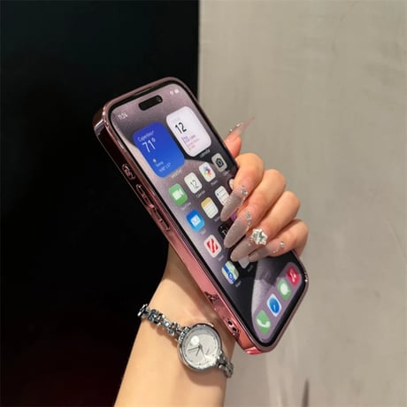 iphone16/16pro ケース グリッター キラキラ スマホケース カメラカバー付き R340