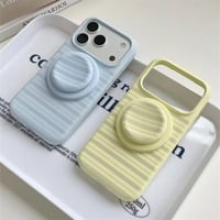 【Magsafe対応】iphone ケース シリコン iphone ケース ボーダー柄 マカロンカラー スマホケース グリップ付き R450