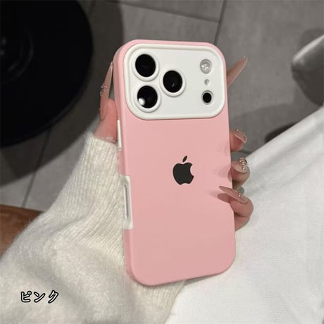 iphone17/17pro ケース バイカラー iphone ケース シリコン 衝撃に強い R435
