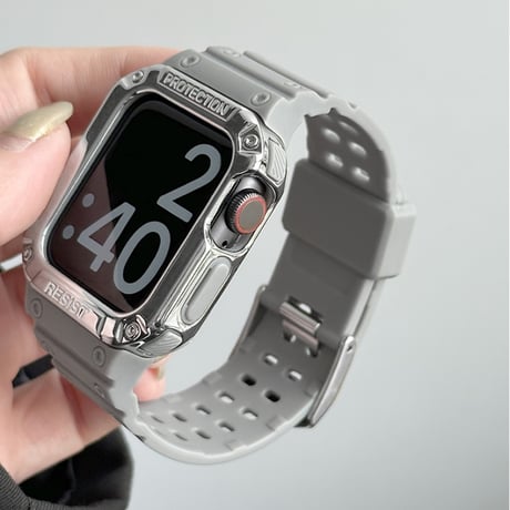 アップル ウォッチ ケース バンド 一 体型 アップル ウォッチ カバー おすすめ apple watch カバー 付き バンド R129
