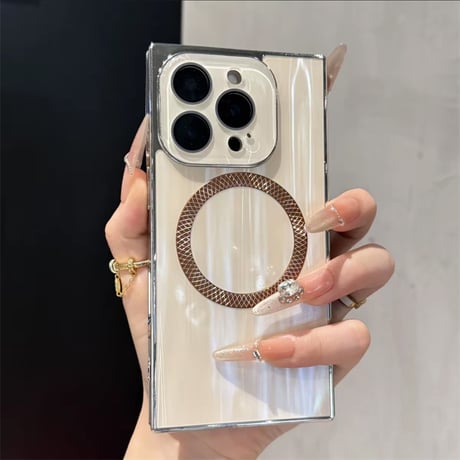 カメラカバー一体型 iphone16/15 ケース 四角い iphone16pro/16promax ケース オーロラ R350