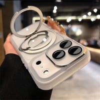 360°スタンド付き iphone17/air ケース 滑り止め iphone17pro/16pro ケース カメラ保護フィルム 一体型 R437