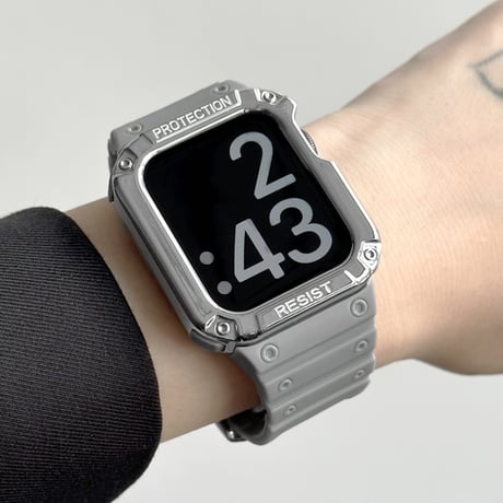 アップル ウォッチ ケース バンド 一 体型 アップル ウォッチ カバー おすすめ apple watch カバー 付き バンド R129