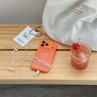 EASONCASE magsafe対応 iphone17/17pro ケース 半 透明 スマホケース iphone16pro/16promax ケース カラフル R480