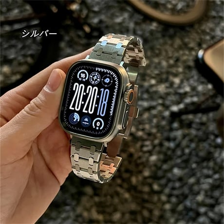apple watch バンド ステンレス アップルウォッチ バンド メンズ 人気 R449