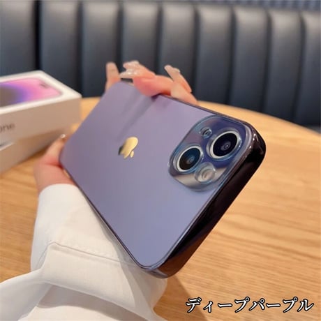 iphone17/16 ケース メッキ スマホケース シンプル iphone16pro/15pro R282