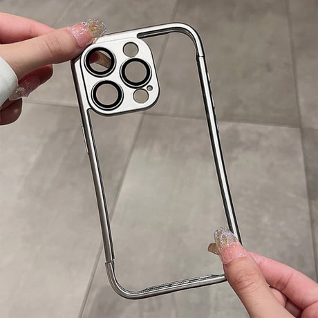 iphone16 バンパー ケース iphone16pro/16promax ケース 放熱 カメラ保護 R253